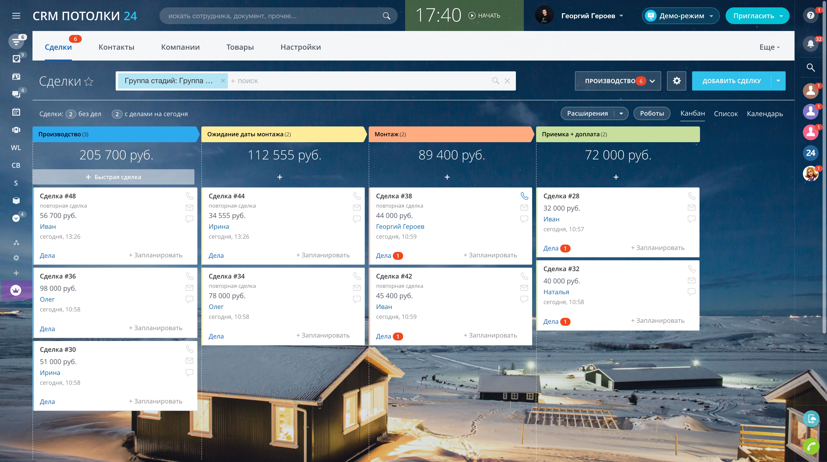 Производственная воронка