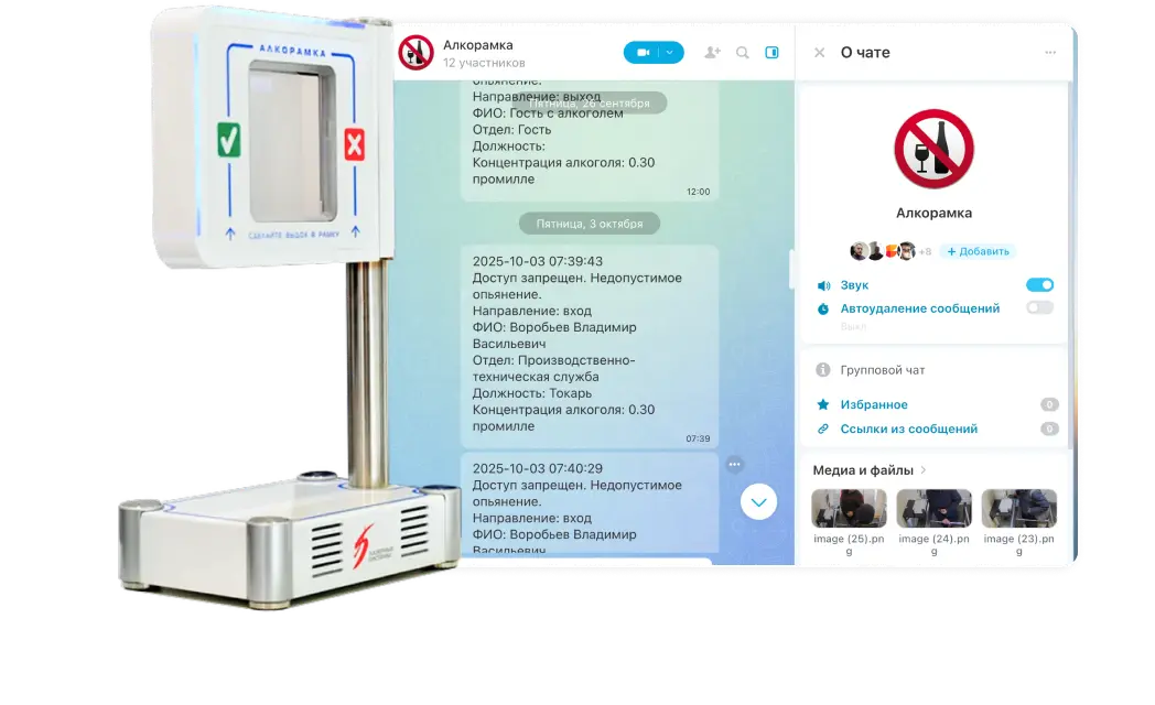 Интеграция алкорамки на предприятии