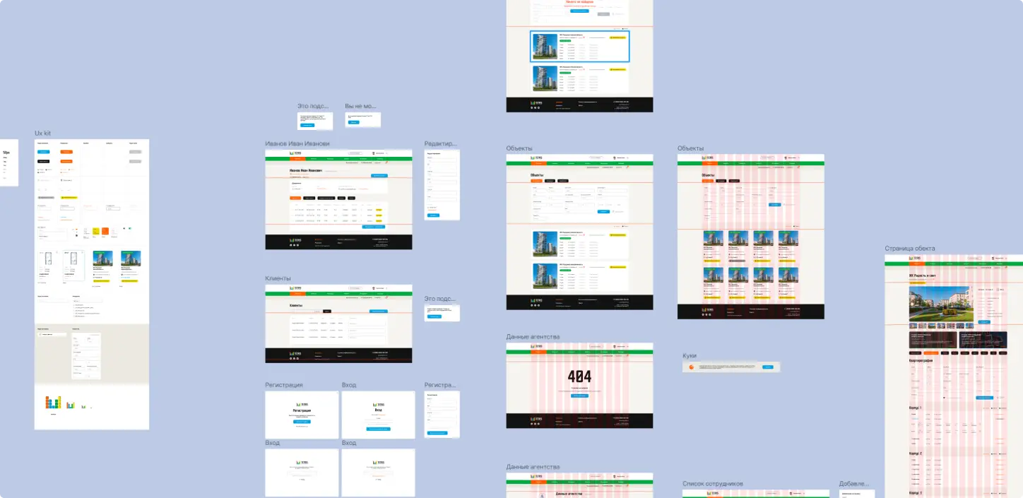 Разработка портала для риелторов