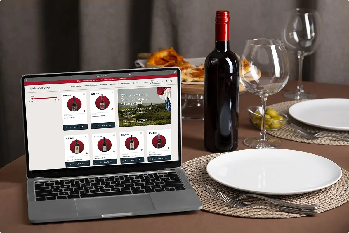 Платформа продажи редких вин с подпиской