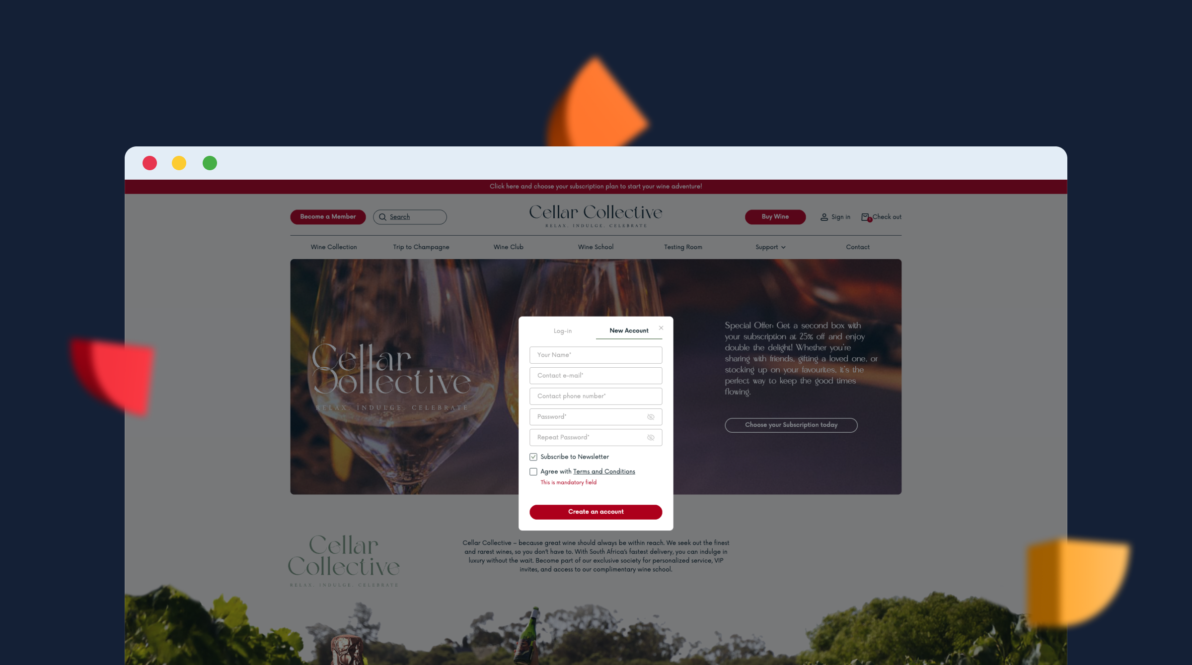 Авторизация и регистрация